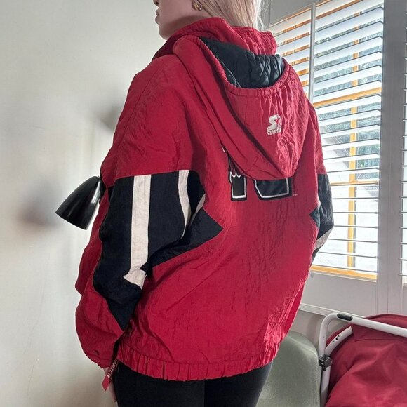 Vintage Starter Men's Nebraska Windbreaker Jacket - Picture 4 of 7